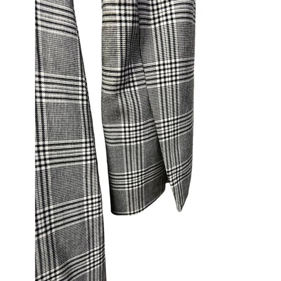 Zara Plaid Blazer Mini Dress Women's Size XS Jeweled Buttons L/S Faux Wrap Style - Picture 10 of 16